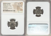 Pertinax (1 January-28 March AD 193). AR denarius (17mm, 3.44 gm, 6h). NGC Choice VF 4/5 - 4/5. Rome. IMP CAES P HELV-PERTIN AVG, laureate head of Per...
