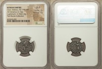 Clodius Albinus, as Augustus (AD 195-197). AR denarius (18mm, 2.12 gm, 12h). NGC Choice Fine 4/5 - 2/5. Lugdunum, ca. AD 196-197. IMP CAES D CL-ALBIN ...