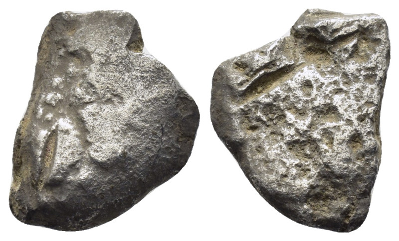 UNCERTAIN. (Late 6th-early 5th century BC).Silver Cut Ingot without design.Ar.

...