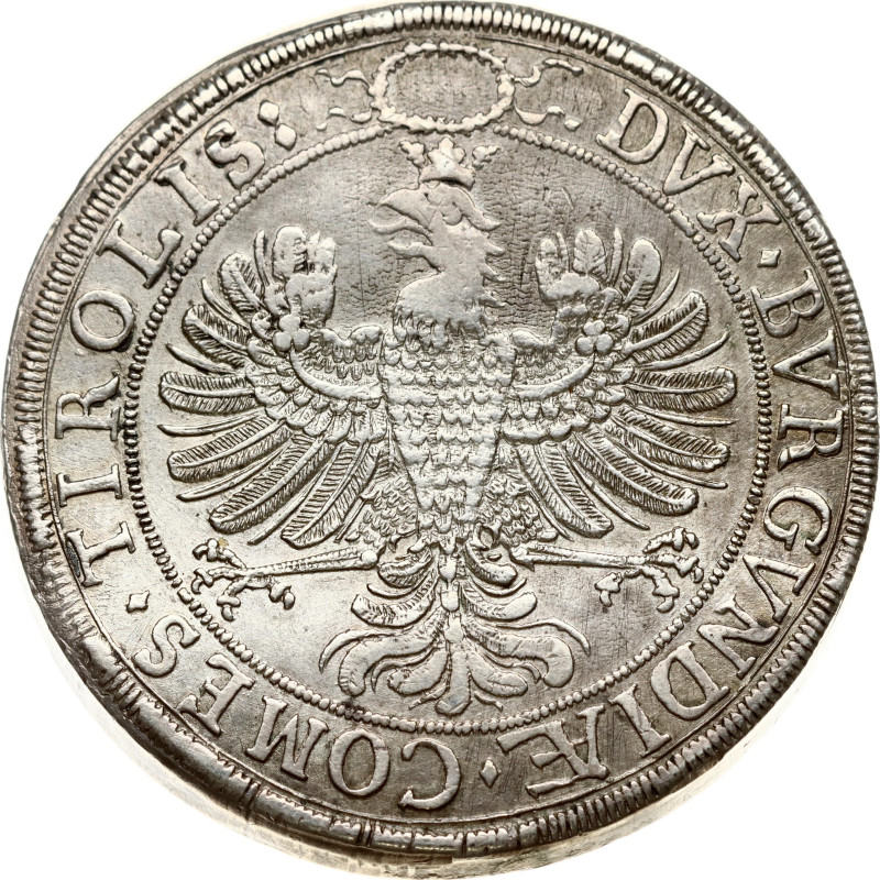 Holy Roman Empire, Tyrol. Leopold V (1626-1632) as archduke. 2 Taler ND (1626) H...