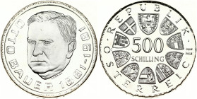 Austria 500 Schilling 1981 100th Anniversary - Birth of Otto Bauer Politician