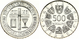 Austria 500 Schilling 1981 200th Anniversary of Religious Tolerance