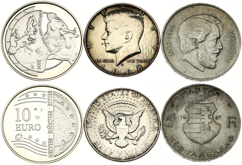 Belgium 10 Euro 2004 and other World Coins. Albert II (1993-2013). Expansion of ...