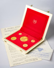 Colombia 100 - 1500 Pesos 1968 NI International Eucharistic Congress Set Lot of 5 coins