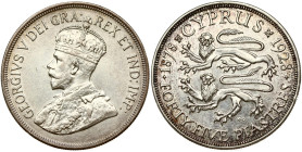 Cyprus 45 Piastres 1928 50 Years under British Rule
