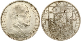 Czechoslovakia 20 Korun 1937 President Masaryk