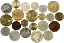 Estonia 1-10 Marka & 1-50 Senti & 1-5 Krooni (1922-1994) Lot of 22 Coins