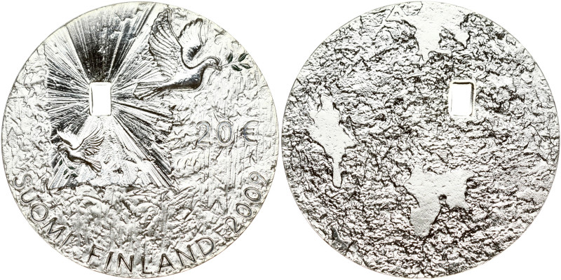 Finland 20 Euro 2009 Peace and Security. Silver .925, 34.13 g. KM-172