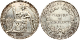 French Indochina Piastre 1913 A