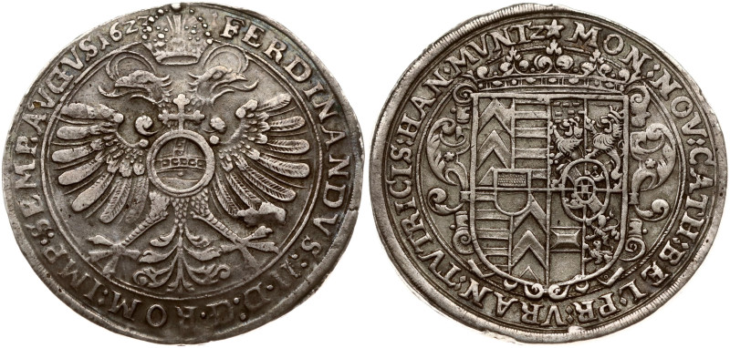 Germany, Hanau-Münzenberg. Ferdinand II (1619-1637). Taler 1623. Silver 28.64 g....