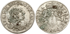 Germany Brandenburg-Prussia 6 Groschen 1681 HS