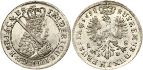 Germany BRANDENBURG 18 Groscher 1698 SD