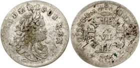 Germany PRUSSIA 6 Groscher 1704 CG
