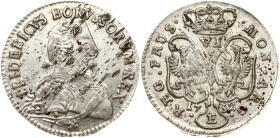 Germany Prussia 6 Groscher 1752 E S
