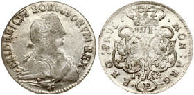 Germany Prussia 6 Groscher 1752 E S