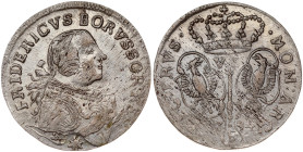 Germany Prussia 6 Groscher 1754 E
