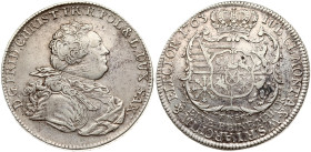 Germany Saxony Taler 1763 FWôF