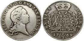 Germany Saxony 2/3 Taler 1769 EDC