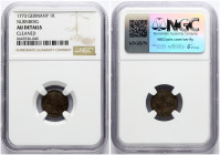 Germany Nuremberg 1 Kreuzer 1773 NGC AU DETAILS