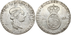 Germany Schleswig and Holstein 1 Speciestaler / 60 Schilling Courant 1794 MF