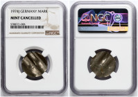 Germany Federal Republic 1 Mark 1974 J NGC MINT CANCELLED