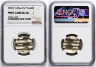 Germany Federal Republic 1 Mark 1983 F NGC MINT CANCELLED