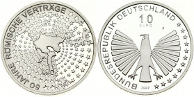 Germany 10 Euro 2007 50th Anniversary of the Treaties of Rome