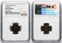 Great Britain 4 Pence 1850 Maundy issues NGC UNC DETAILS