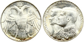 Greece 30 Drachmai 1964 Royal Marriage