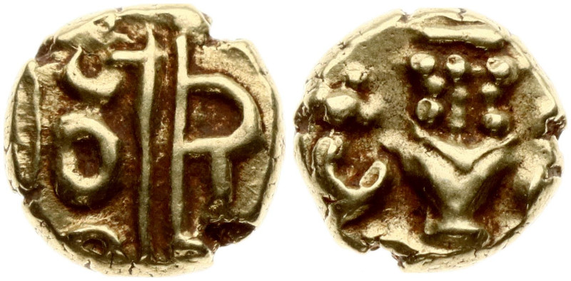 India. 1 Fanam ND (1638-1662). Gold 0.37 g.