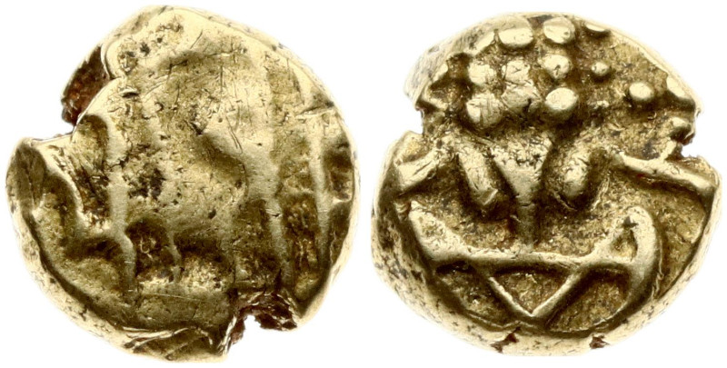 India. 1 Fanam ND (1638-1662). Gold 0.37 g.