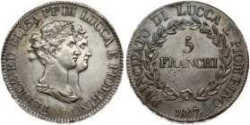 Lucca 5 Franchi 1807