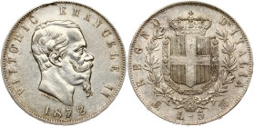 Italy 5 Lire 1872 M BN