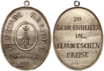 Livonia under Russian Empire Courland Badge 1818 'Chairman of the Magistrate's Court of Courland'