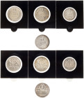 Latvia 1 & 2 Lati 1924-1926 &  Russia USSR Poltinnik 1925 ПЛ Lot of 4 coins