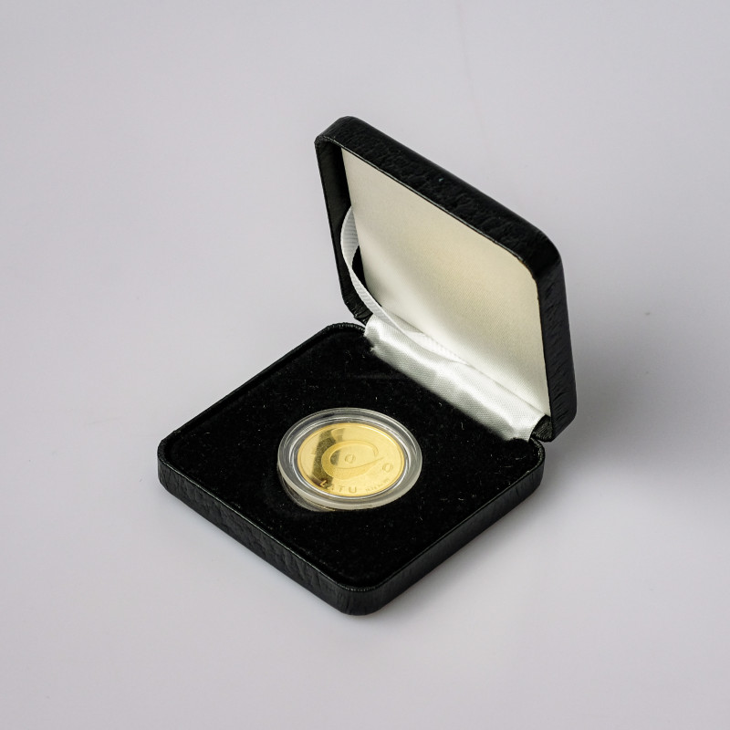 Latvia. 100 Latu 1998, Development. Gold .999, 16.20 g. KM 40, Fr 22. In box....