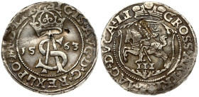 Lithuania Trojak 1563 Vilnius LIT/LI (R)