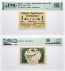 Lithuania Memel 1 Mark 1922 PMG 65 Gem Uncirculated EPQ