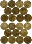Lithuania 10 Centų 1925 Lot of 11 Coins