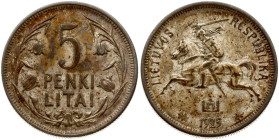 Lithuania 5 Litai 1925