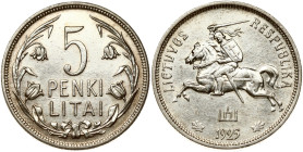 Lithuania 5 Litai 1925