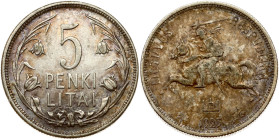 Lithuania 5 Litai 1925