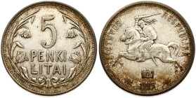 Lithuania 5 Litai 1925