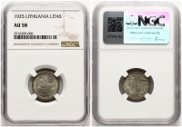 Lithuania 1 Litas 1925 NGC AU 58