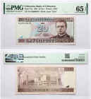 Lithuania 20 Litu 1993 Maironis PMG 65 Gem Uncirculated EPQ