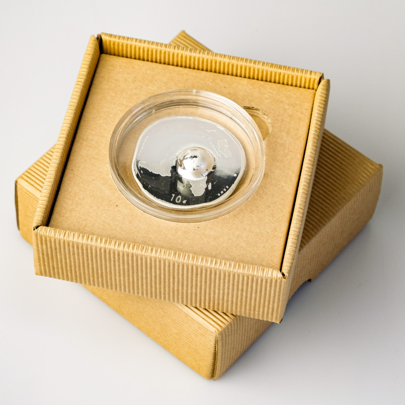 Lithuania. 10 Euros 2022, There Is No Planet B. Coin ''There Is No Planet B'' de...