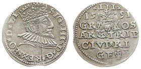 Poland Trojak 1591 Riga