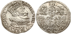 Poland Trojak 1594 Malbork