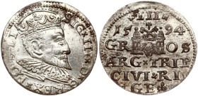Poland Trojak 1594 Riga