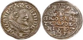 Poland Trojak 1597 Olkusz